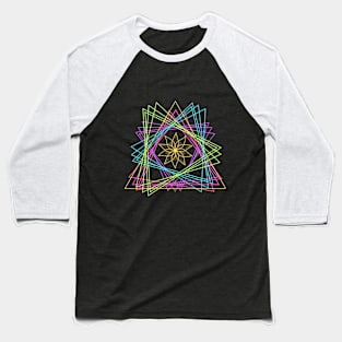 Chakras Abstraction Baseball T-Shirt